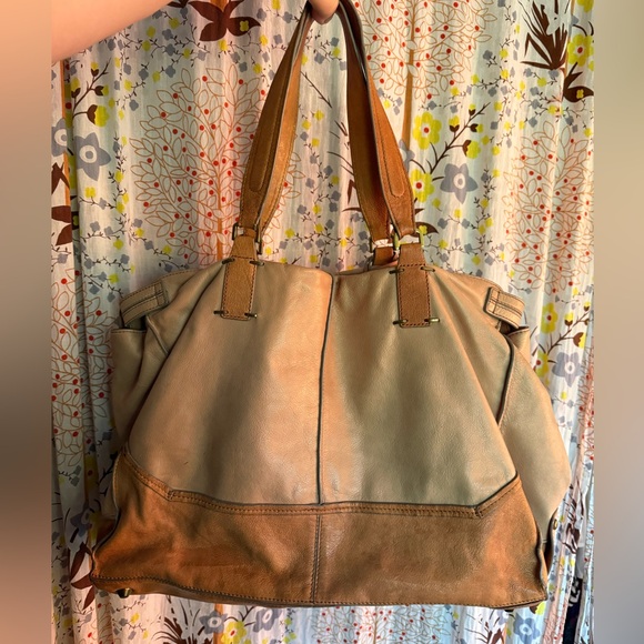 Kooba Grace leather tote / overnight / diaper bag - Picture 1 of 5